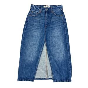 Denim Forum The 90s Halle Skirt Denim Womens Size 23